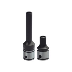 16mm x 3/8in Drive Deep 12 Point Socket Dual Action