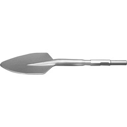 135 x 550mm 21mm Hex Shank Wide Pointed Chisel