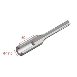 5/8" 250mm SDS Max Ground Rod Driver