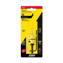 Decking Countersink HSS No.8 with Spare Drill and Hex Key