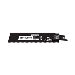 Destructor Demolition - Metal - Recip Blade, 14 TPI, 150mm - 5 Pack
