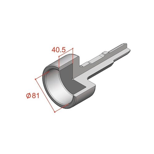 80 x 200mm 30mm Hex Shank Star Picket Driver