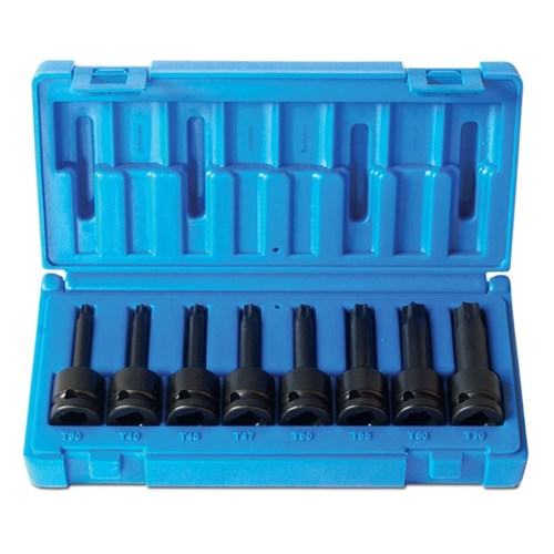 8 Piece 1/2 Drive Internal Torx Driver 75 Long Set