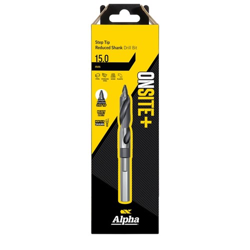 15.0mm | Onsite Plus Step Tip Reduced Shank Drill