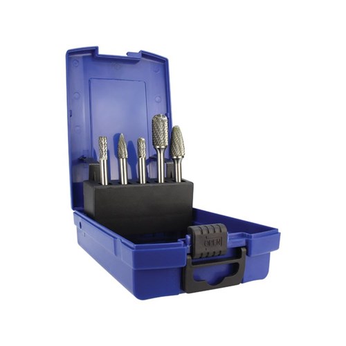 5 Pce Carbide Burr Set SA-1DC, SC-1DC, SF-5DC, SC-5DC, SG-2DC