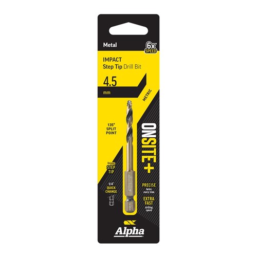 4.5mm | Onsite Plus Impact Step Tip Drill Bit