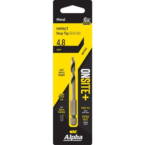 4.8mm | Onsite Plus Impact Step Tip Drill Bit