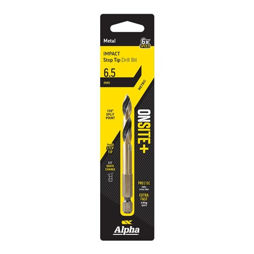6.5mm | Onsite Plus Impact Step Tip Drill Bit