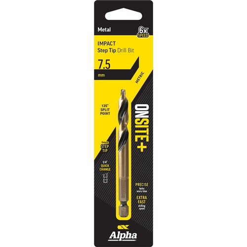 7.5mm | Onsite Plus Impact Step Tip Drill Bit