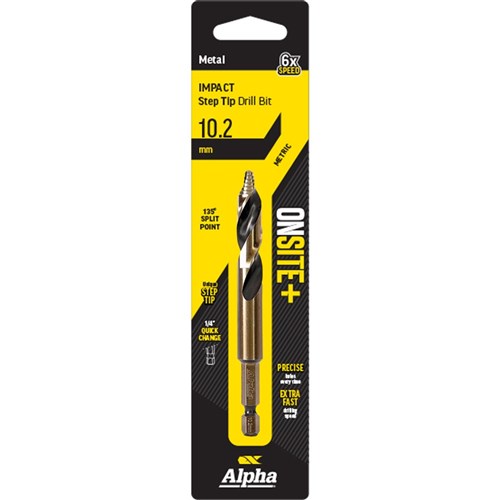 10.2mm | Onsite Plus Impact Step Tip Drill Bit
