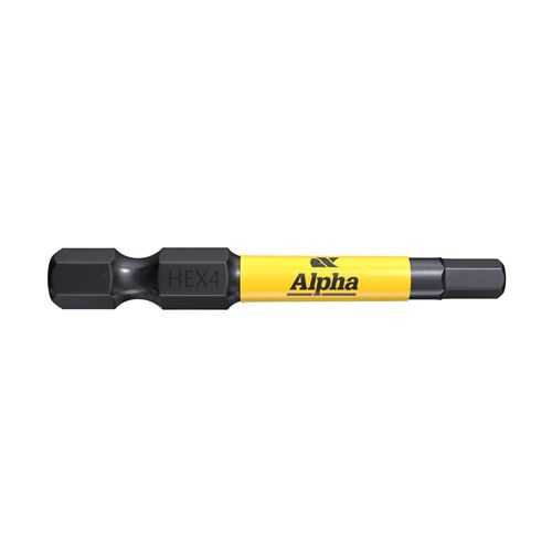 ThunderMax HEX4 x 50mm Impact Power Bit Carded | 5 Pack