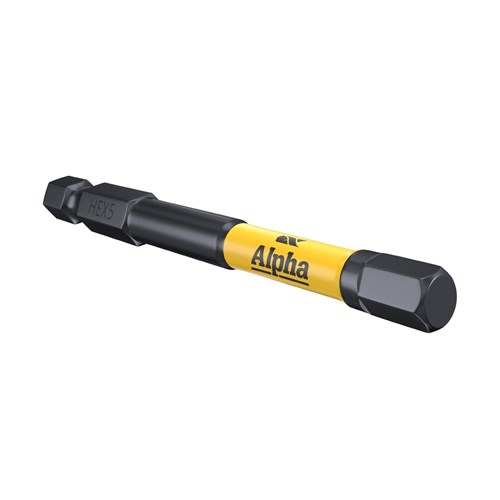ThunderMax HEX5 x 75mm Impact Power Bit Carded | 5 Pack