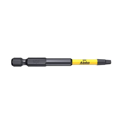 ThunderMax SQ2 x 75mm Impact Power Bit Carded | 5 Pack