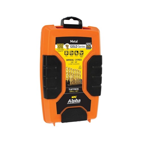 21 Piece | Alpha Gold Series Imperial Tuffbox Drill Set