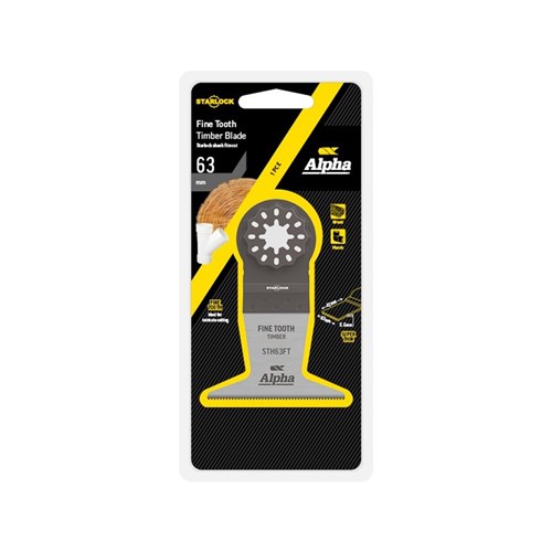 Starlock Fine Tooth 63mm - Timber Multi-Tool Blade