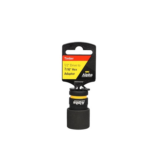 Heavy Duty Quick Release Adaptor | 1/2in Drive to 7/16in